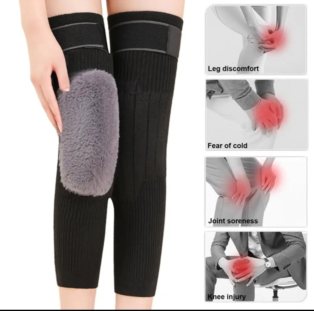 Knee Warmer Woolen Knee Cap For Men And Women