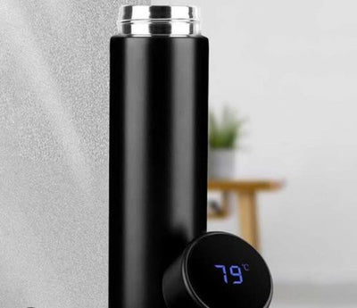 Temperature Display Indicator Insulated Stainless Steel Hot & Cold Flask Bottle